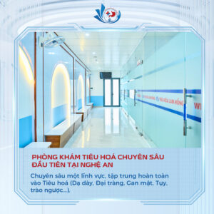 Phòng khám chuyên sâu về tiêu hoá đầu tiên tại Nghệ An