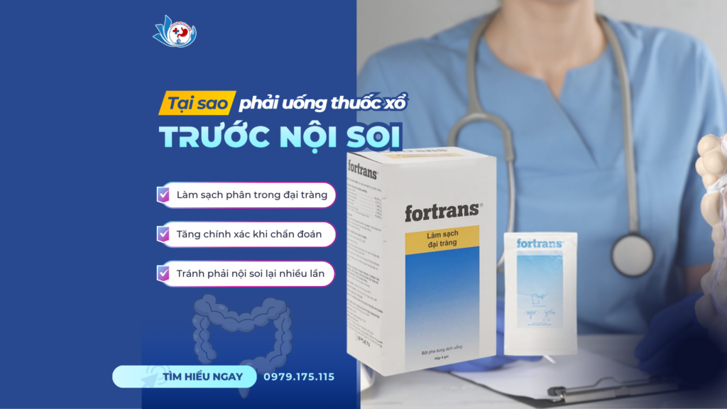 Nhất định phải uống thuốc xổ trước khi nội soi đại tràng